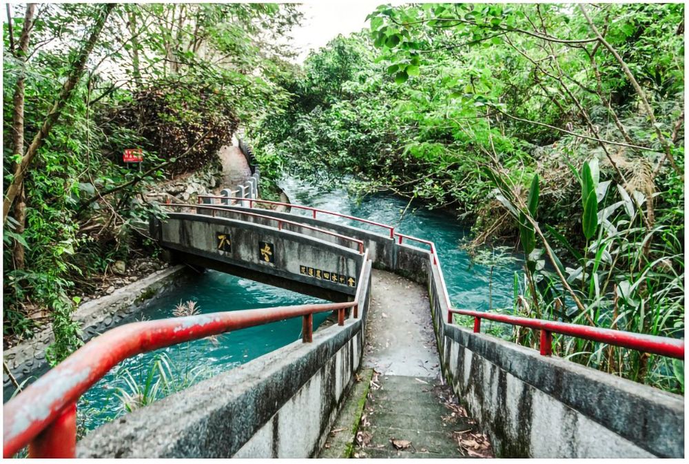 不盡跌水井的生態步道 照片提供者：花蓮縣文化局