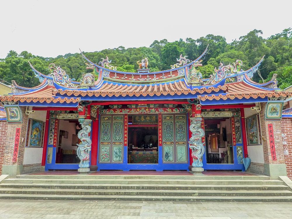清水岩寺位在一個風水很好的地方 照片提供者：彰化縣文化局／拍攝年份：不詳