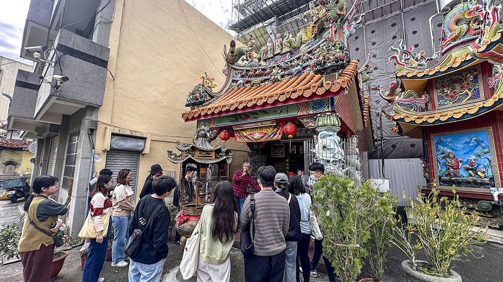 和慶安宮相較，嘉慶君睡過的福德祠其實是一座不起眼的小廟 照片提供者：胡其瑞／拍攝日期：2023/12/30