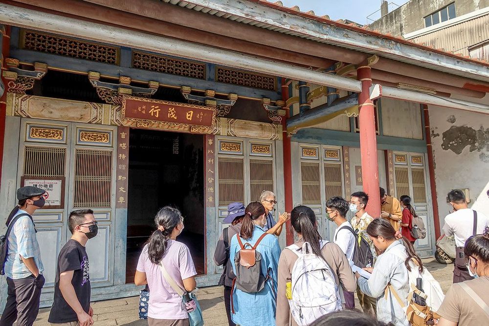 日茂行為鹿港有名景點，常見許多遊客與導覽活動 照片提供者：胡其瑞／拍攝日期：2023/05/27