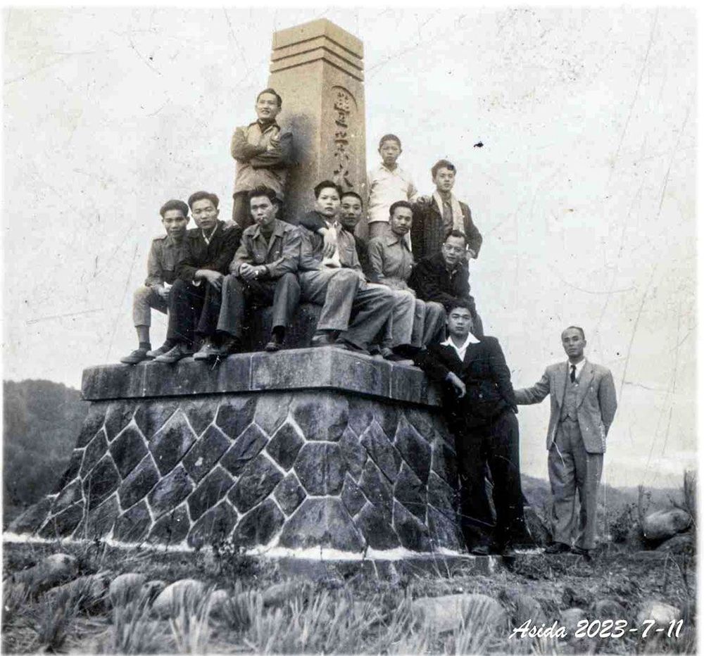 豐榮水利之碑攝於民國41年8月 照片提供者：臺中市后豐社區大學廖啟宗、吳怡靜、詹智傑共同提供