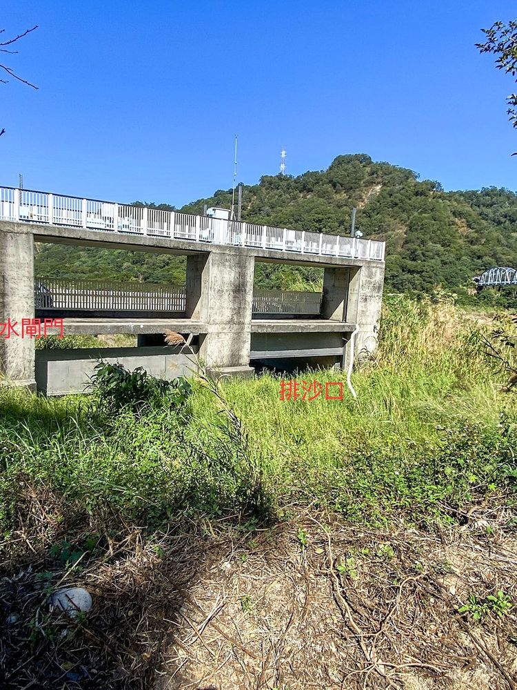 水閘門、排沙口 照片提供者：臺中市后豐社區大學廖啟宗、吳怡靜、詹智傑共同提供 / 拍攝日期：2023/11/18