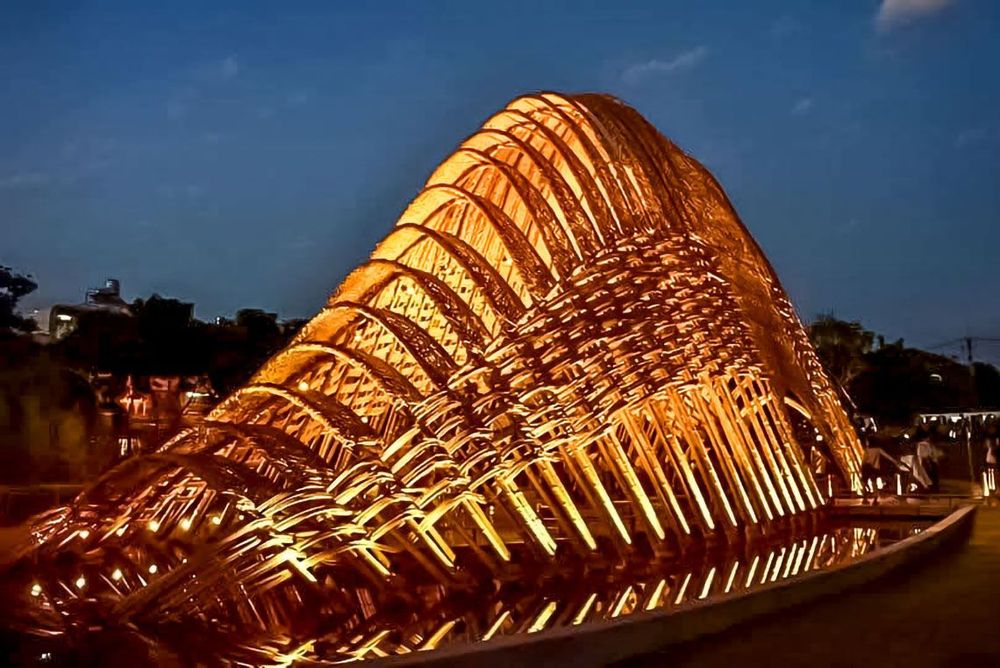 葫蘆墩公園竹跡館-2 照片提供者：臺中市后豐社區大學廖啟宗、吳怡靜、詹智傑共同提供 / 拍攝日期：2025/6/7