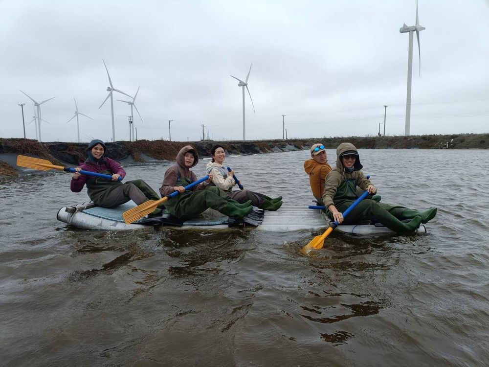 體驗搭竹筏照片提供者：彰化海洋食研基地團隊