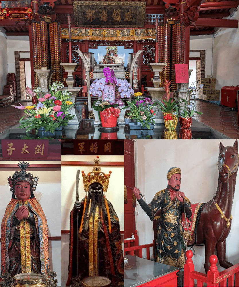 關聖帝君像與各陪祀神明。（照片提供者：歷史所吳紹嘉、蔡尚廷）