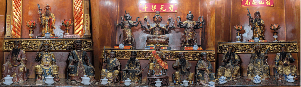 六十太歲與無底廟陪祀諸神像。（照片提供者：歷史所吳紹嘉、蔡尚廷）