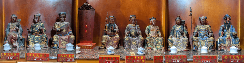 值年太歲原座與各式太歲星君。（照片提供者：歷史所李華彥）
