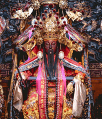 彰邑城隍爺。（照片提供者：英語系碩士班洪善慈 美術系林佳恩）