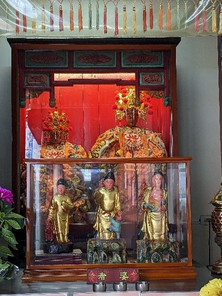 註生娘娘神像。（照片提供者：英語系碩士班洪善慈、美術系林佳恩）