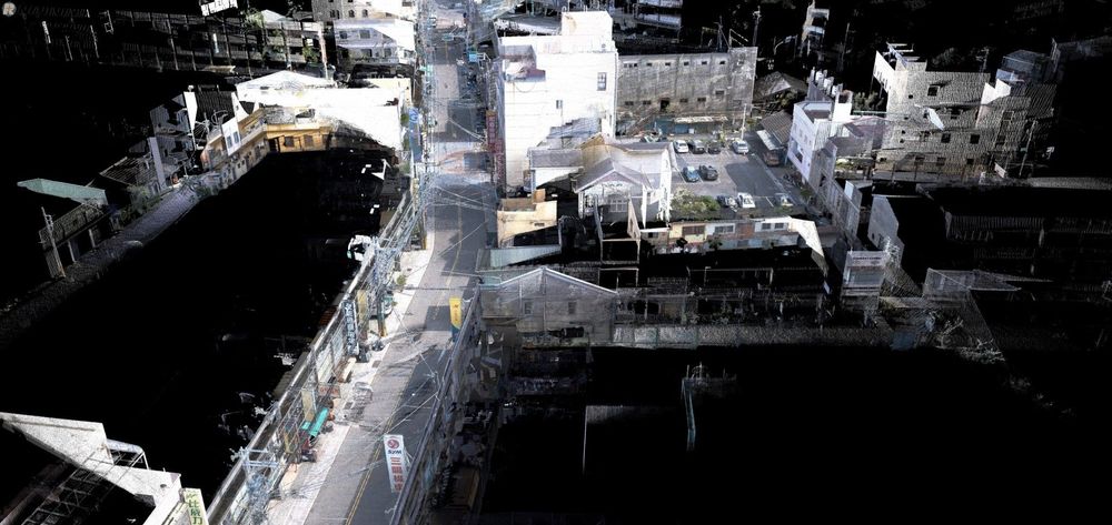 褒忠老街點雲掃描（照片提供者：黃銘樟 / 拍攝日期：2024/11/04）