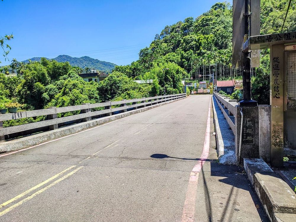 昔日的成福吊橋也已改建成為水泥橋。照片拍攝者：三峽學教師社群 / 拍攝日期：2022/07/24