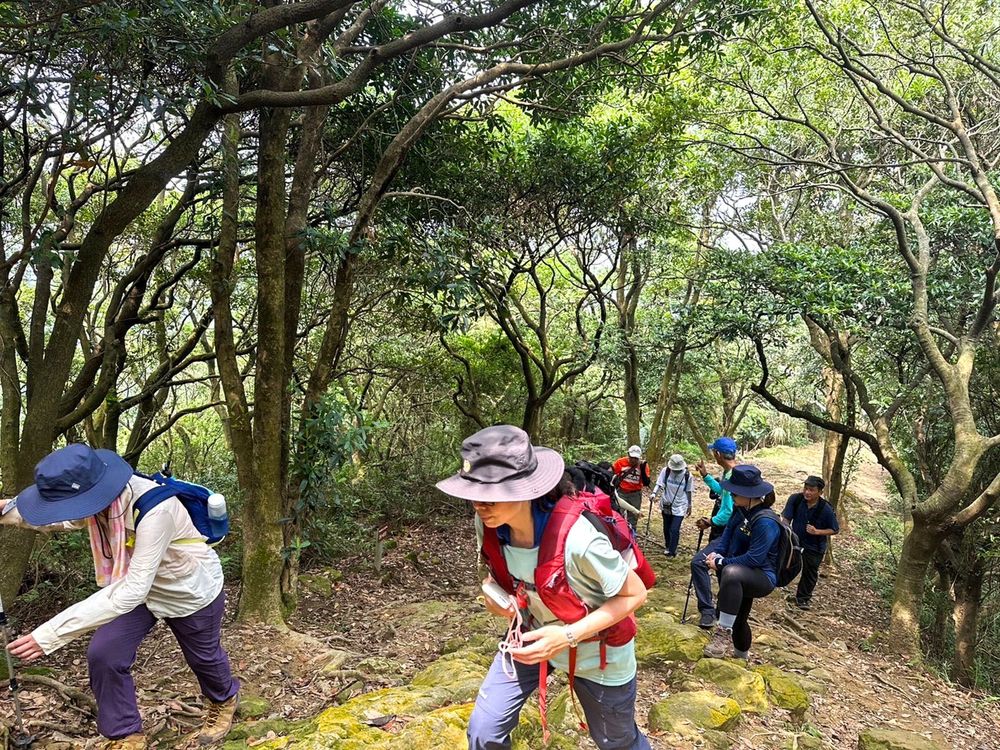 步道道路原始，偶有爬坡。照片提供者：林美惠 / 拍攝日期：2023/09/17