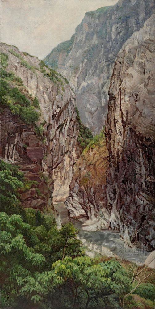 《太魯閣（三）》/提供者：李梅樹紀念館