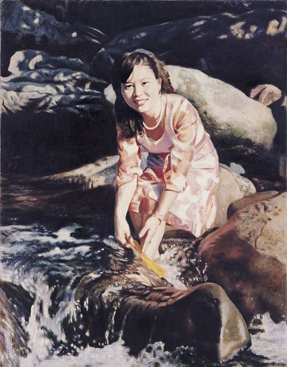 19《戲水》（三峽五寮溪前段，五福橋附近）