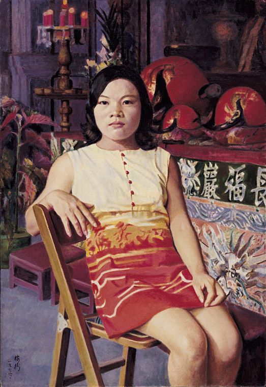 《佛門少女》（祖師廟）/提供者：李梅樹紀念館