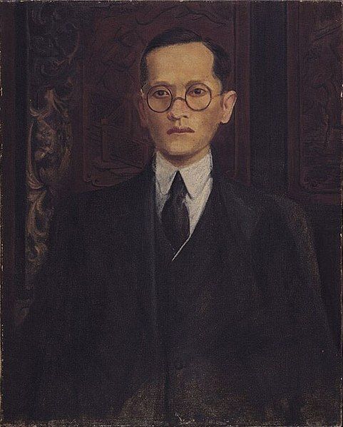 李梅樹畫哥哥劉清港的油彩畫作。/提供者：李梅樹紀念館