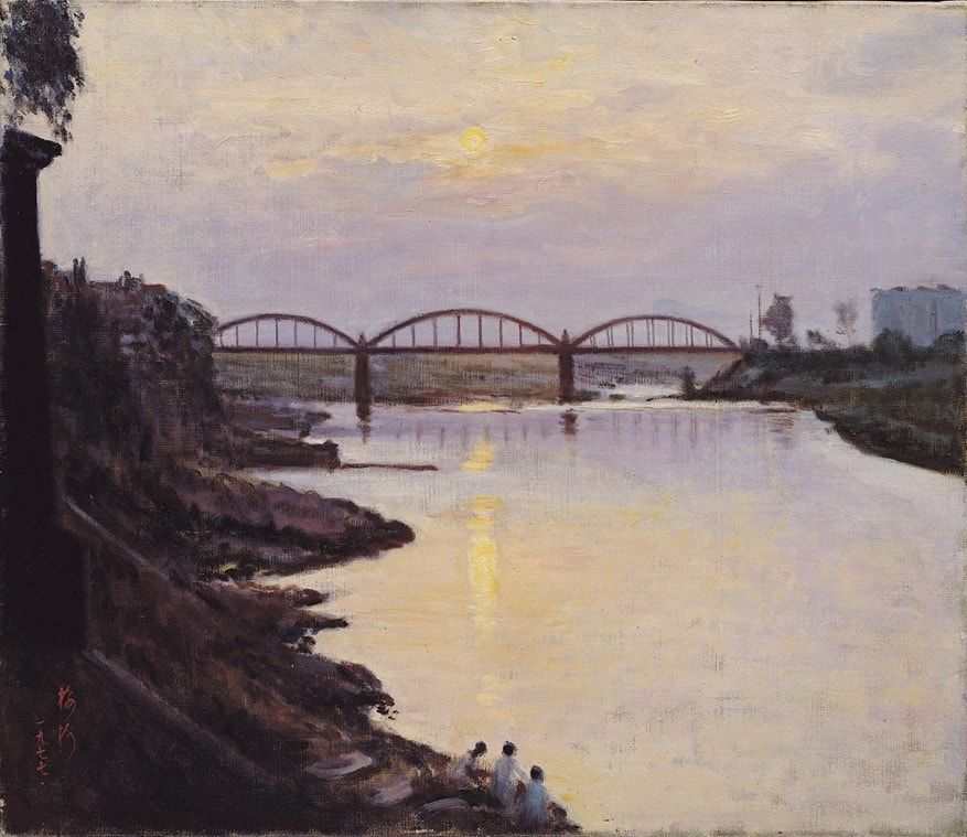 《三峽春曉》/提供者：李梅樹紀念館