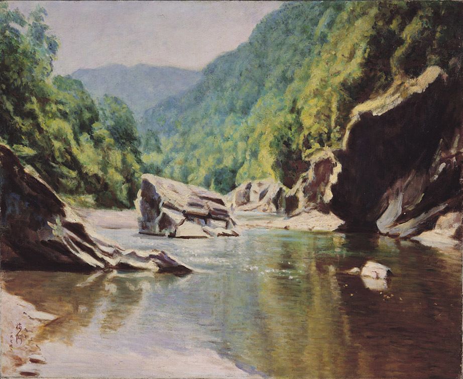 《三峽春色》/提供者：李梅樹紀念館