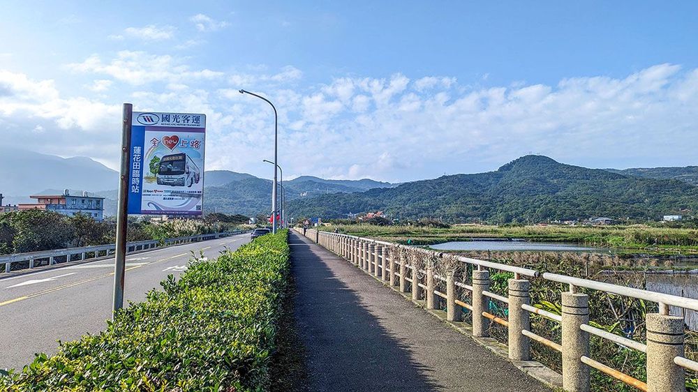 清水濕地旁人行道