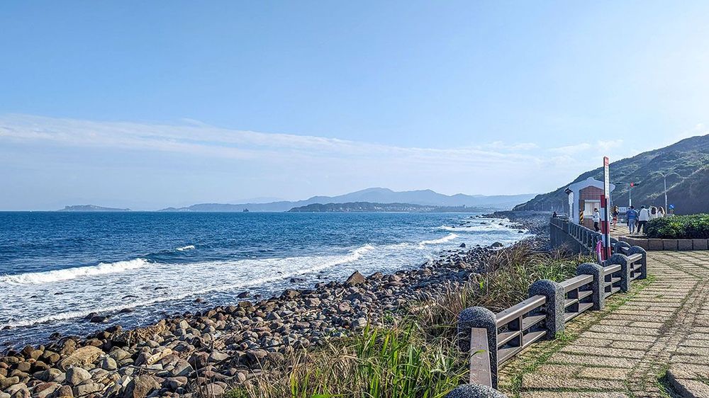 跳石海岸。照片拍攝者：林韋伶 / 拍攝日期：2024/1/2