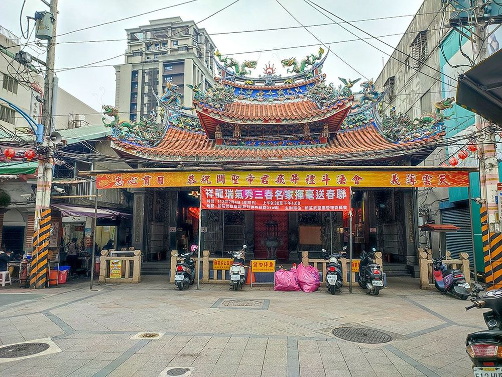 武聖廟正面。照片拍攝者：海山文史團隊