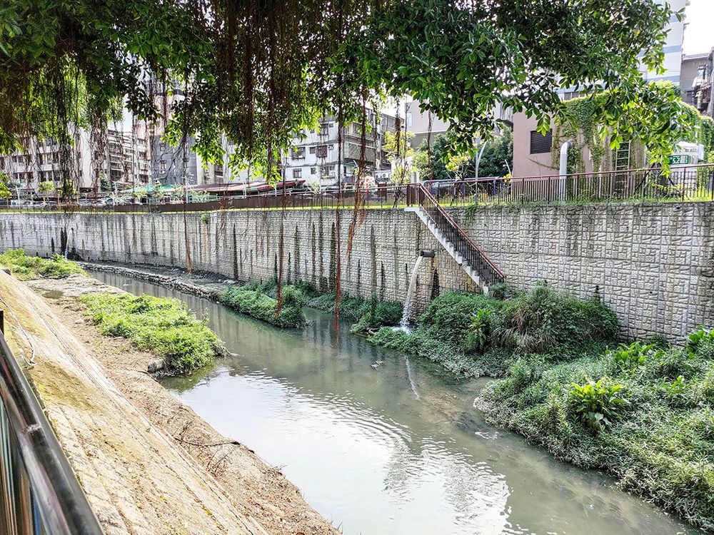 礫間淨化工程完工後的新公園