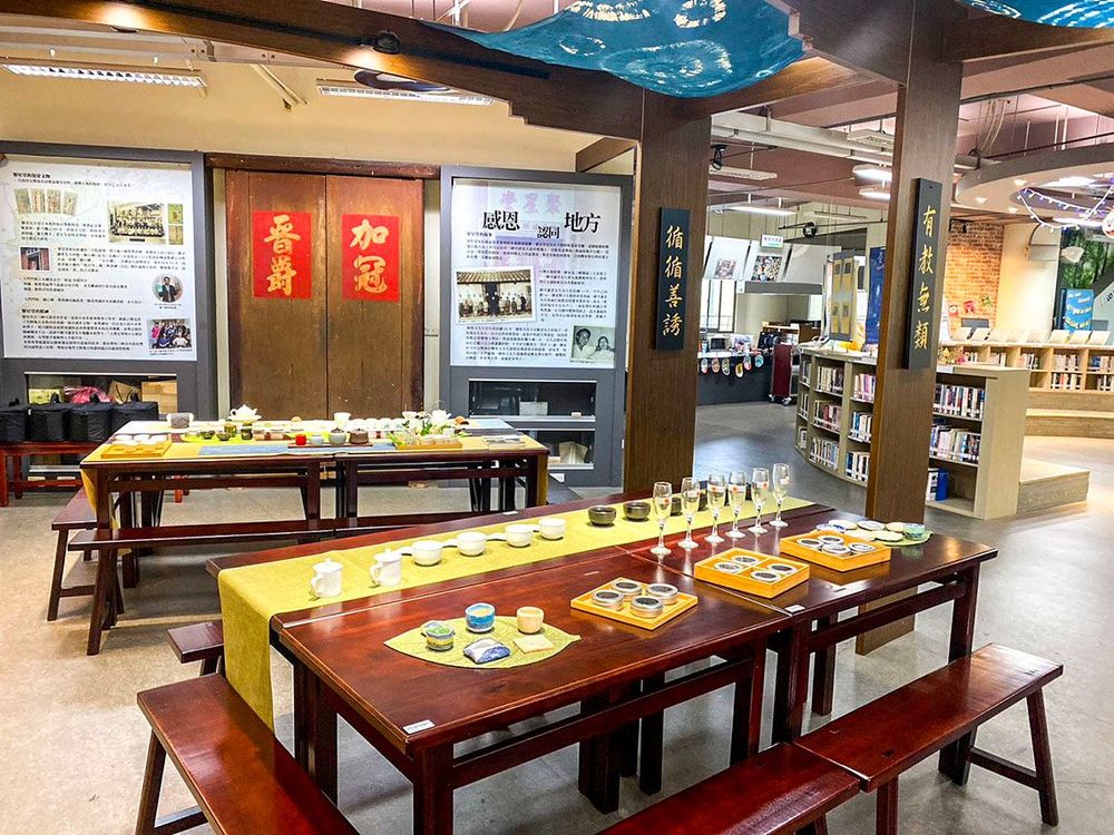北大高中聚星茶坊。照片拍攝者：北大高中三峽學教師團隊