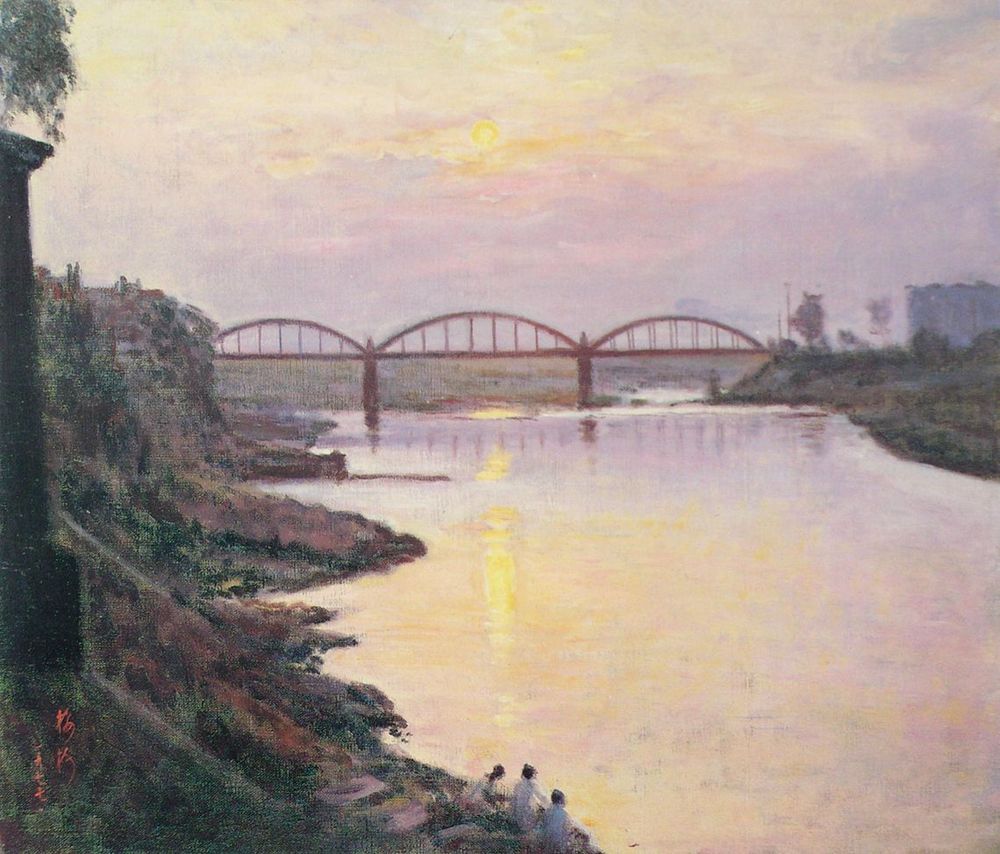 李梅樹作品《三峽春曉》 照片提供者：謝基煌、江逸傑、林岑怡、邱文仕 / 拍攝日期：2025/05/01