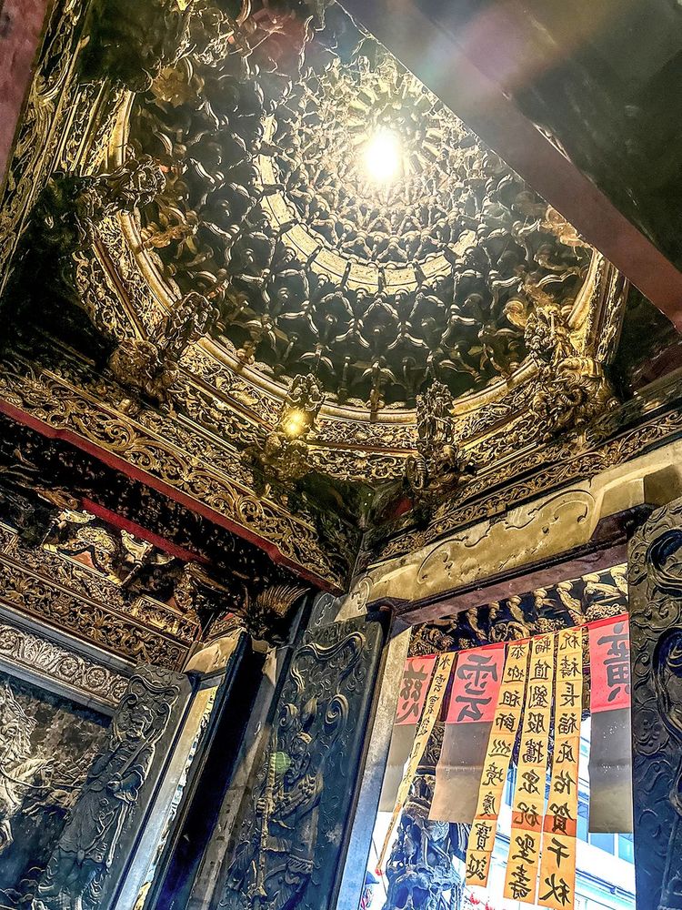 三峽祖師廟藻井 照片提供者：謝基煌、江逸傑、林岑怡、邱文仕 / 拍攝日期：2025/05/01
