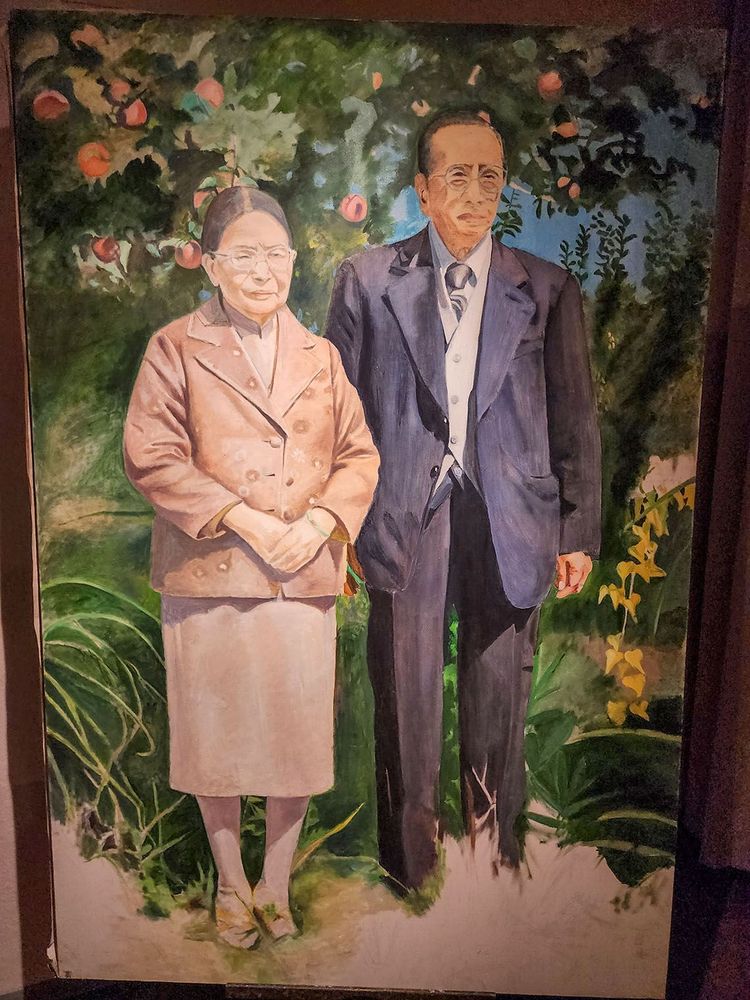 李梅樹紀念館的夫妻畫像(未完成) 照片提供者：鄭裕書 / 拍攝日期：2025/03/23