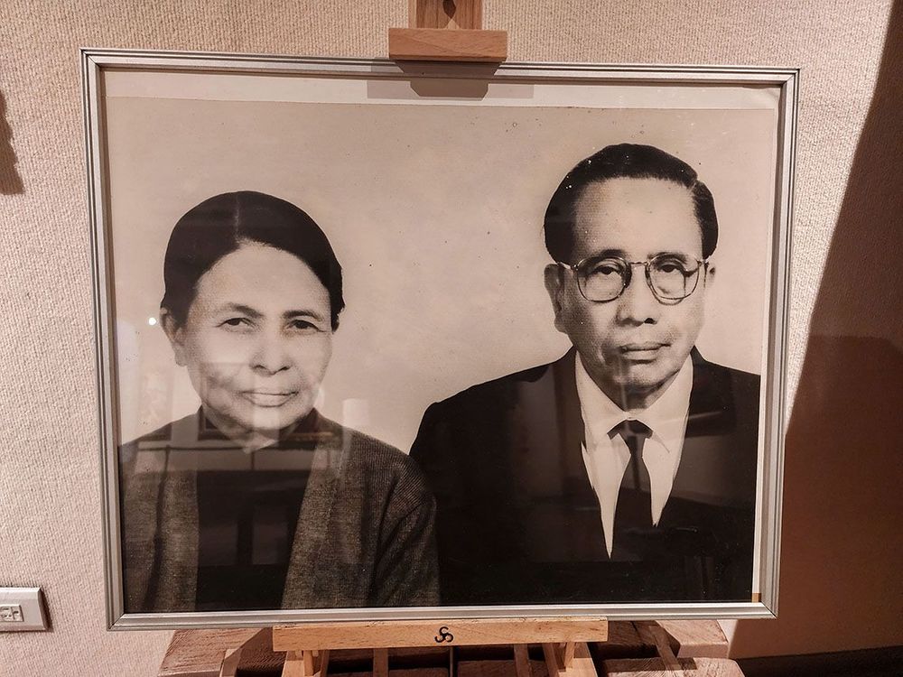 李梅樹紀念館的李梅樹教授夫妻照片 照片提供者：鄭裕書 / 拍攝日期：2025/03/23