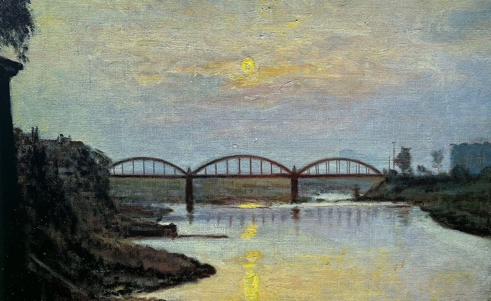 三峽拱橋，建於1933年，是三峽地標，拱橋的出現代表著水運的結束，陸運興起。（照片拍攝者：蕭秀梅／拍照日期：2024/4/30）