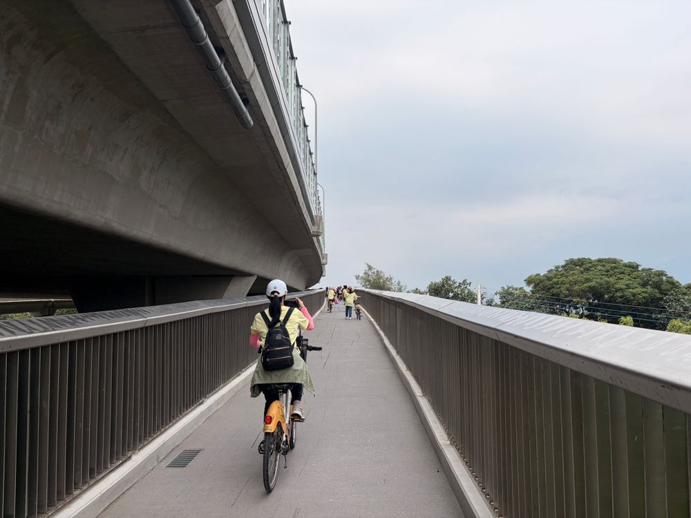 八里通往大淡水端自行車引道（照片提供者：新北市政府）