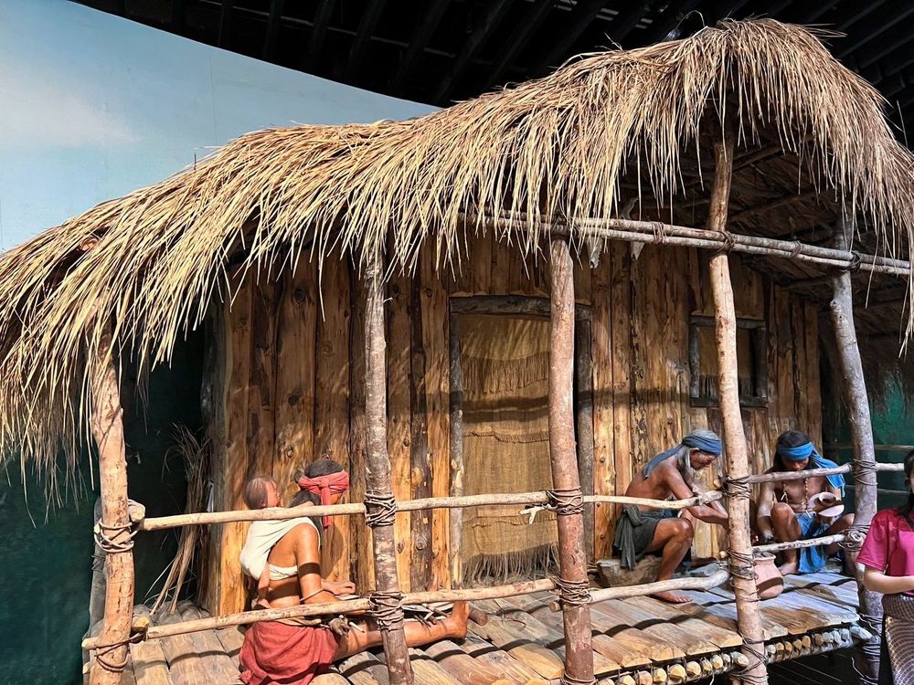 干欄式建築展現十三行人的居住智慧（照片提供者：陳凱庭 / 拍攝日期：2026.08.11）