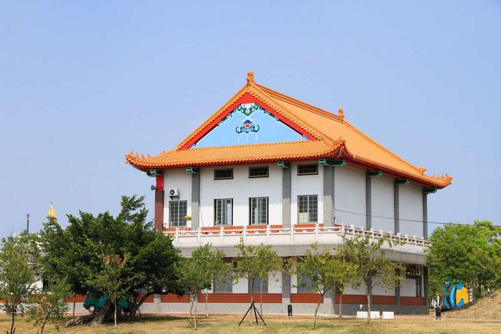 新港社地方文化館的建築外觀 照片提供者：台南旅遊處