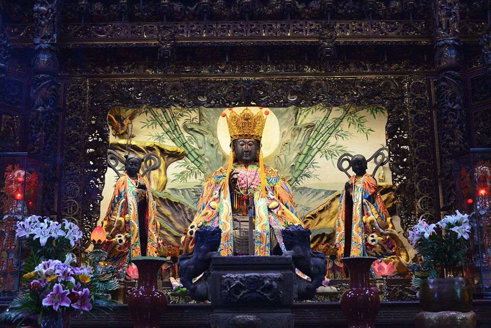 茄拔天后宮神祇 照片提供者：千里步道協會
