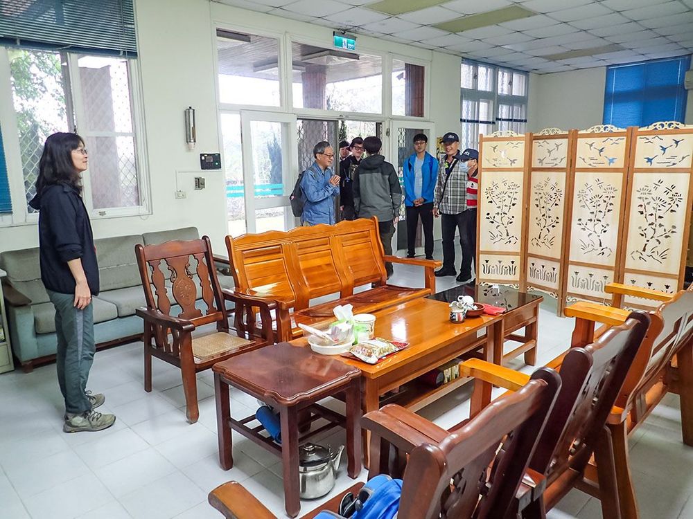 西口工作站內部陳設 照片提供者：千里步道協會