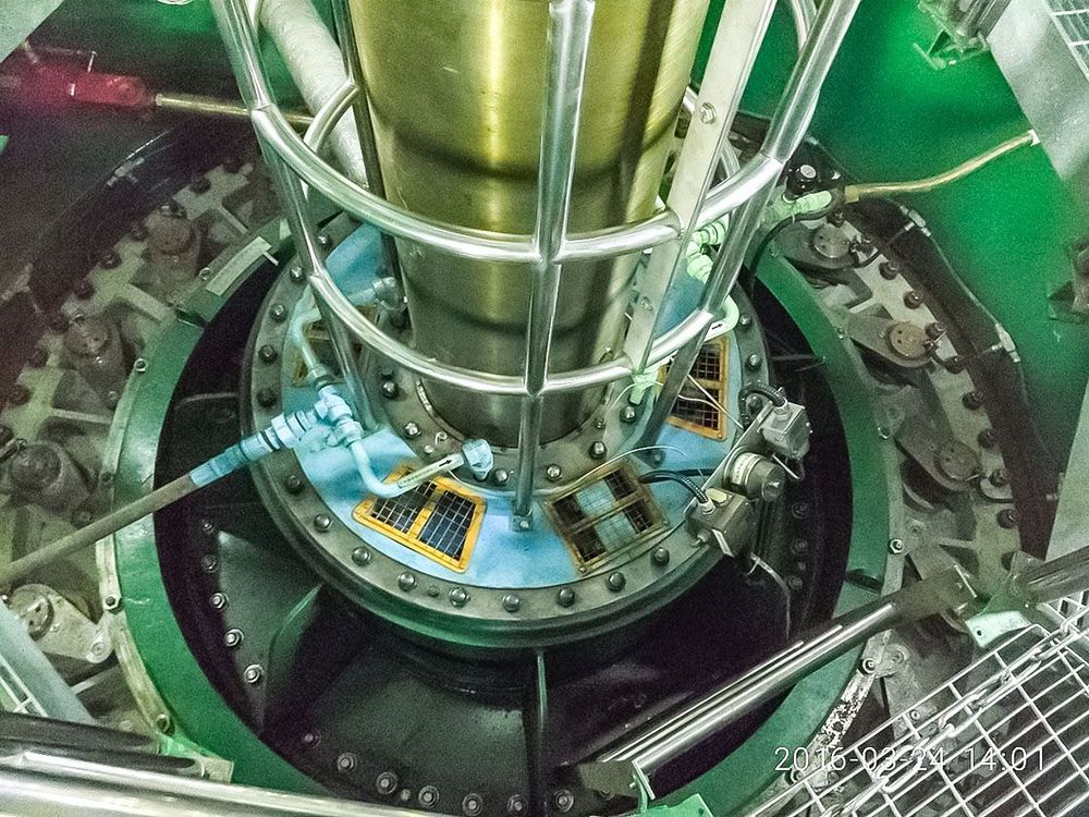 水輪機蝸殼導葉外觀 照片提供者：維基百科