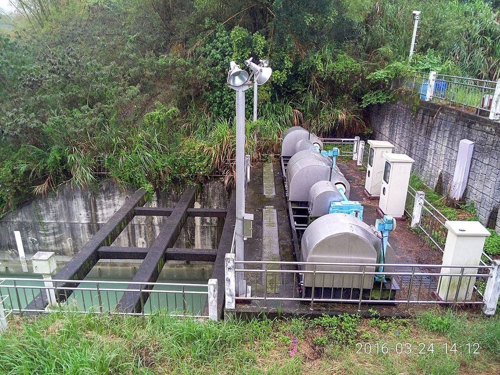 發電後尾水出水口 照片提供者：維基百科
