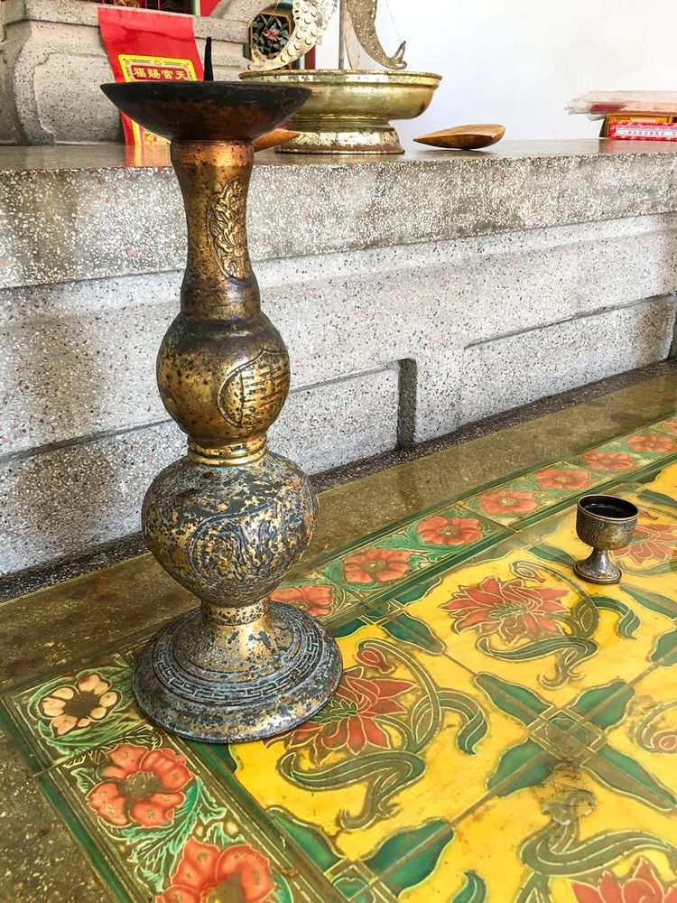 燭台座 照片拍攝者：客家委員會客家文化發展中心提供 / 拍攝日期：2022