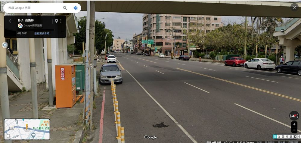 山通路陸橋下 照片提供者：Google街景/拍攝日期：2021/4/1