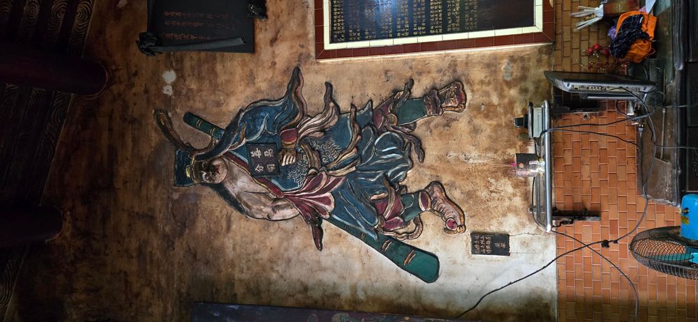 廟中可見謝將軍、范將軍的壁畫裝飾(照片提供者：街密小組 / 拍攝日期：2025/6/16)